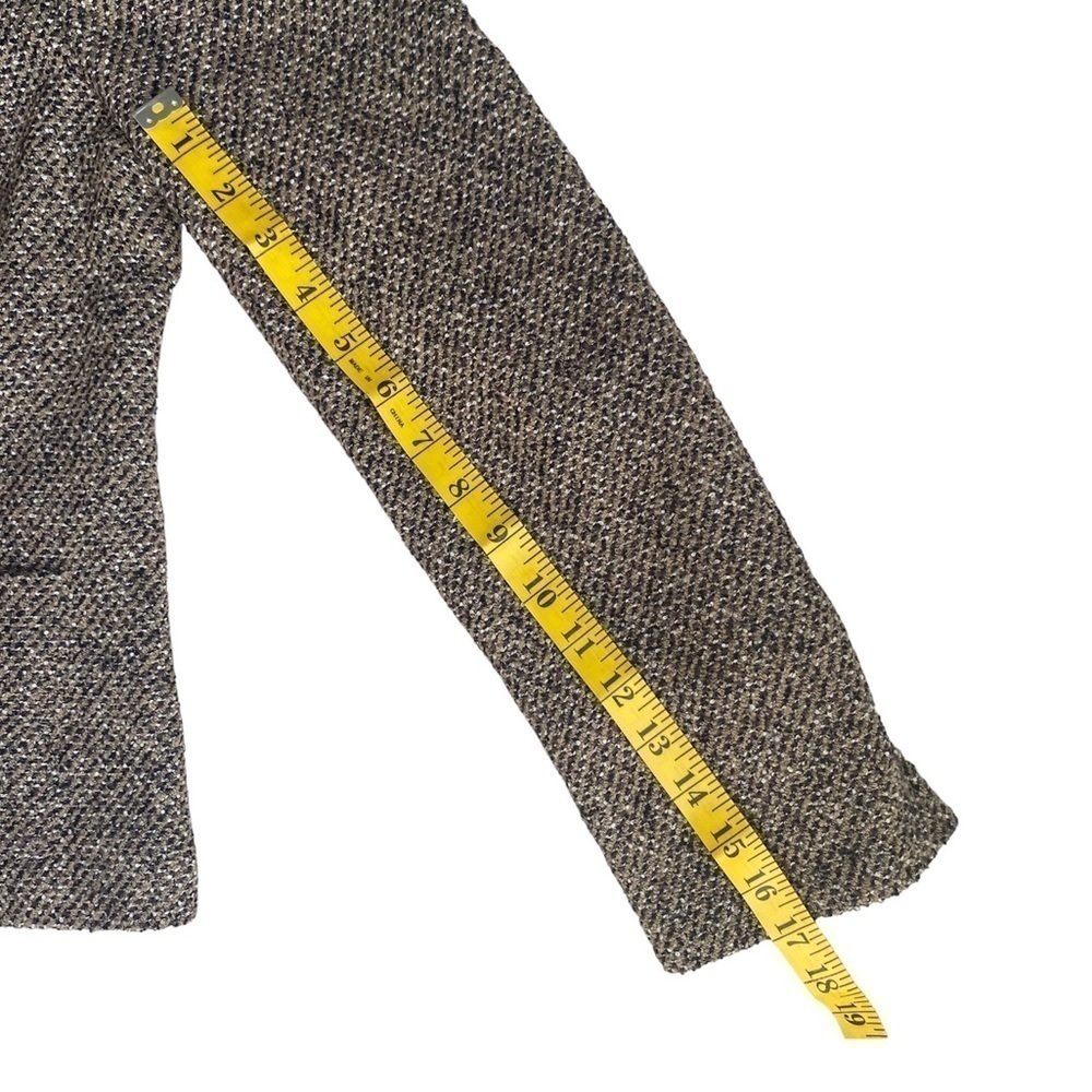 EMMA & JAMES Liz Claiborne Tweed Skirt and Jacket Suit Tan Black Women Size 8 - Picture 10 of 16
